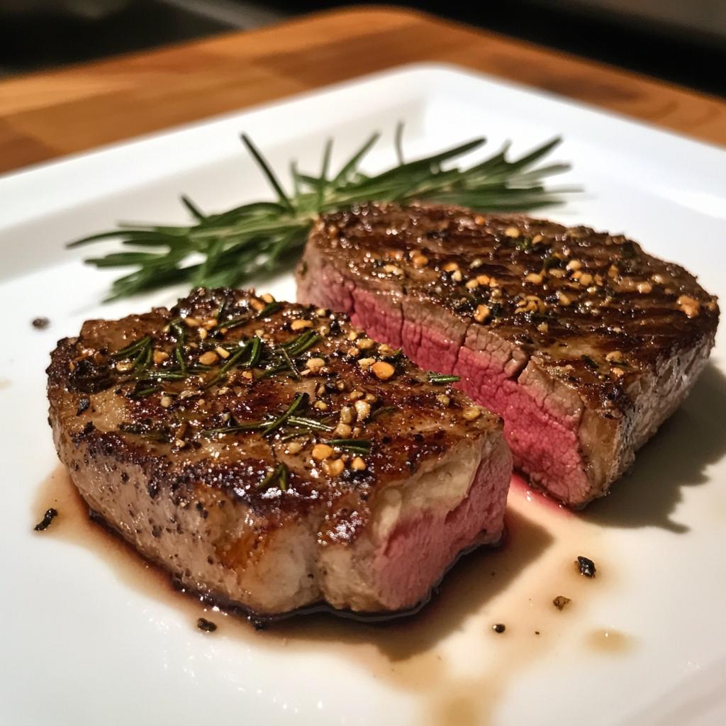 Garlic Rosemary Grilled Steak