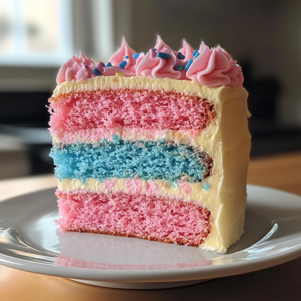 Gender Reveal Cake