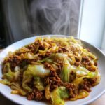 Healthy Chinese Ground Beef & Cabbage Stir Fry in 25 Minutes