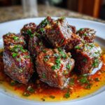 High Protein Slow Cooker Garlic Butter Beef Bites – Easy Dinner Recipe!