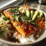 Honey Sriracha Salmon Bowls