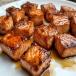 Hot Honey Salmon Bites
