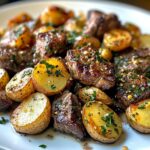 Irresistible Garlic Butter Steak Bites & Potatoes
