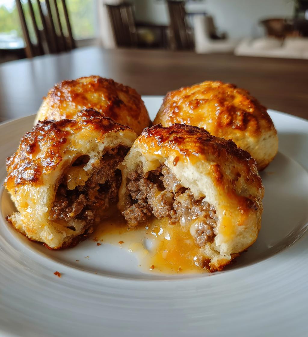 Irresistible Garlic Parmesan Cheeseburger Bombs for Game Day