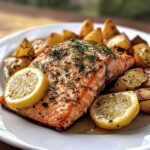 Lemon Dill Salmon with Potato Bites