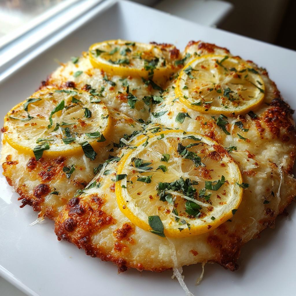Lemon Pizza with Fresh Herbs