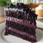 Midnight Blackberry Velvet Cake
