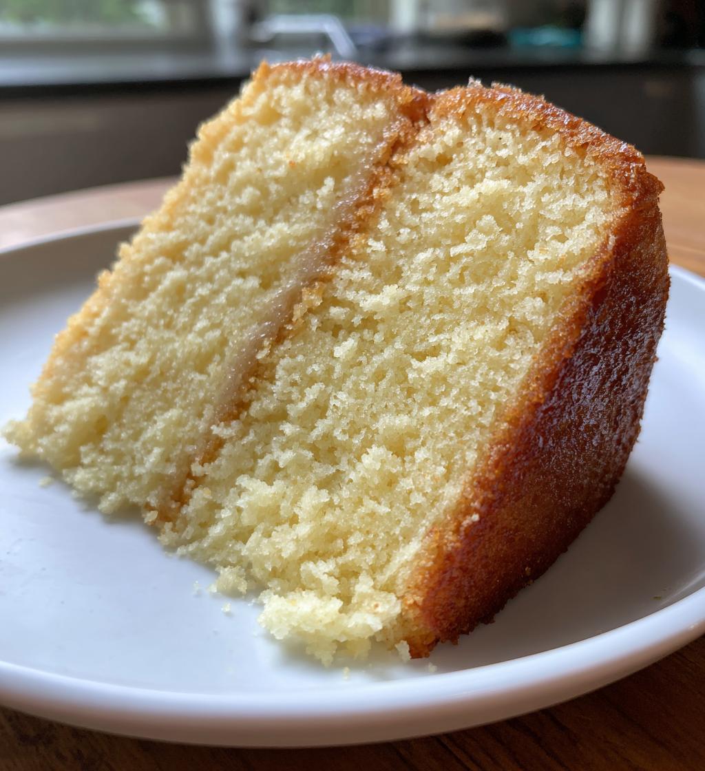 Oil-Based Vanilla Cake