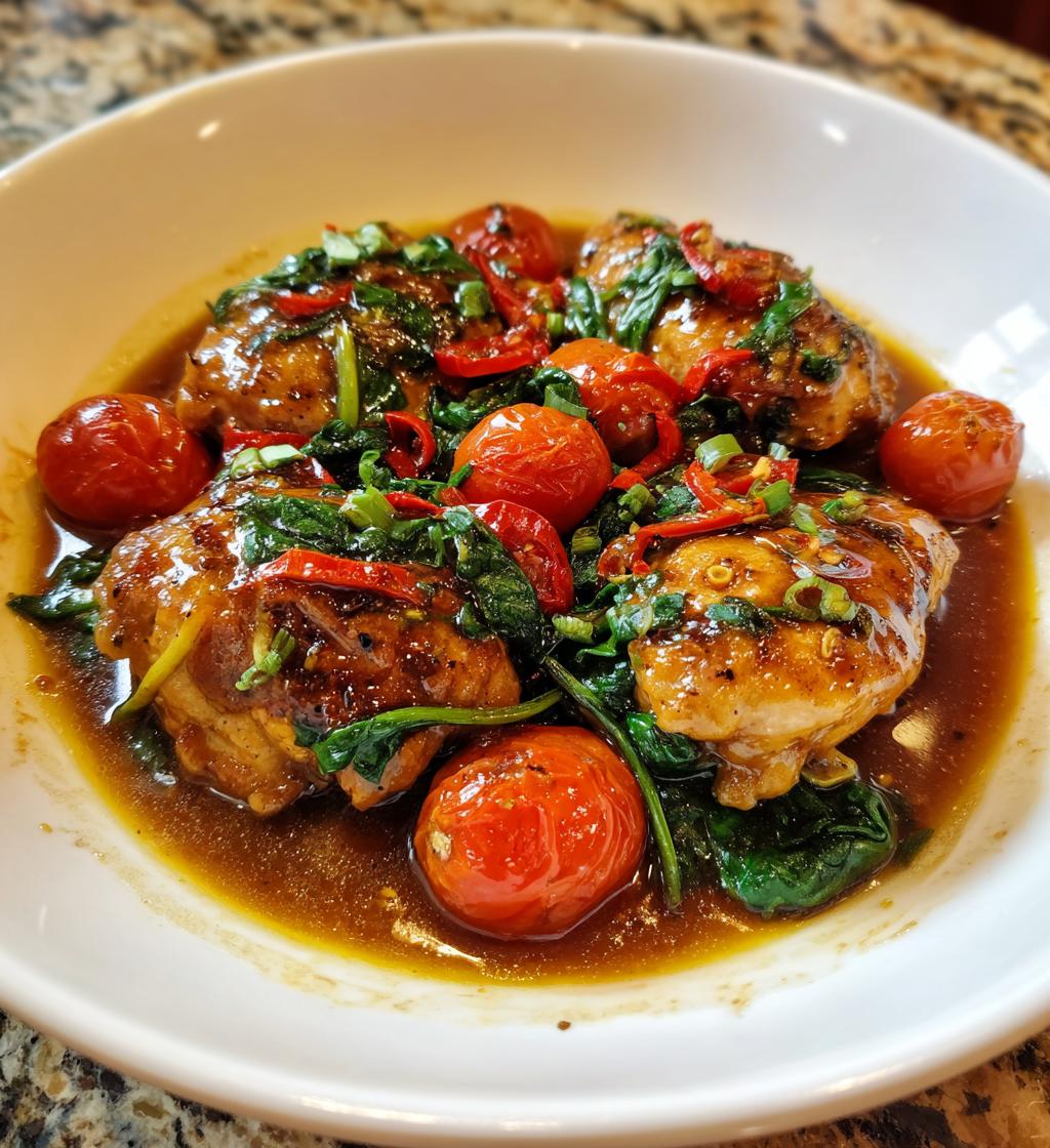 One Pan Balsamic Chicken
