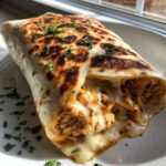 Ooey-Gooey Cheesy Garlic Chicken Wraps You’ll Devour