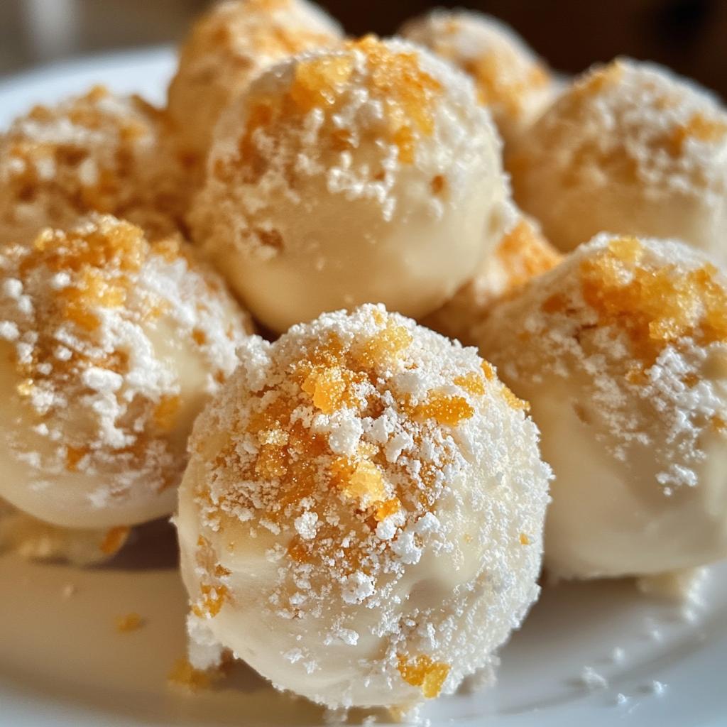 Orange Creamsicle Truffles