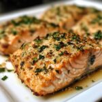 Parmesan Salmon Bake