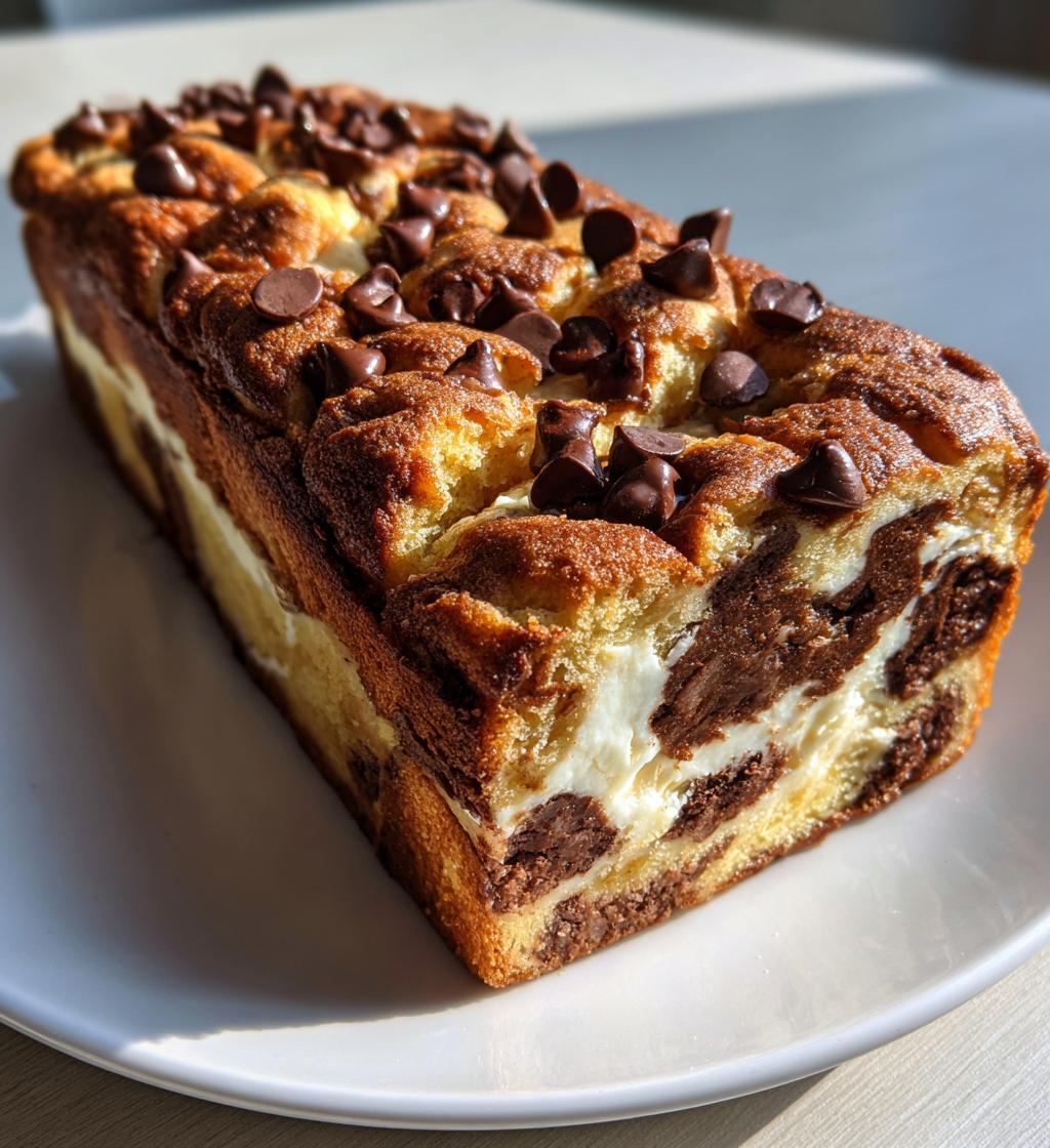 Pull-Apart Cookie Dough Cheesecake Loaf