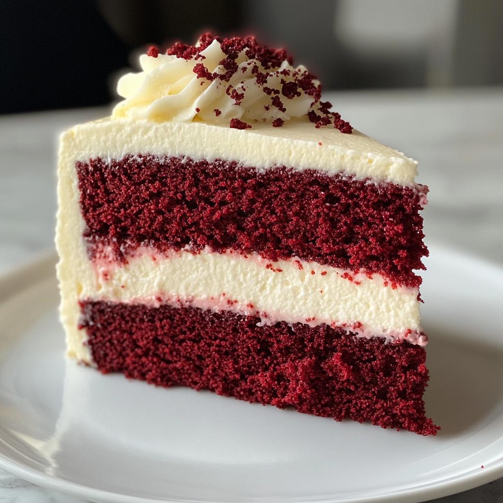 Red Velvet Cheesecake Cake