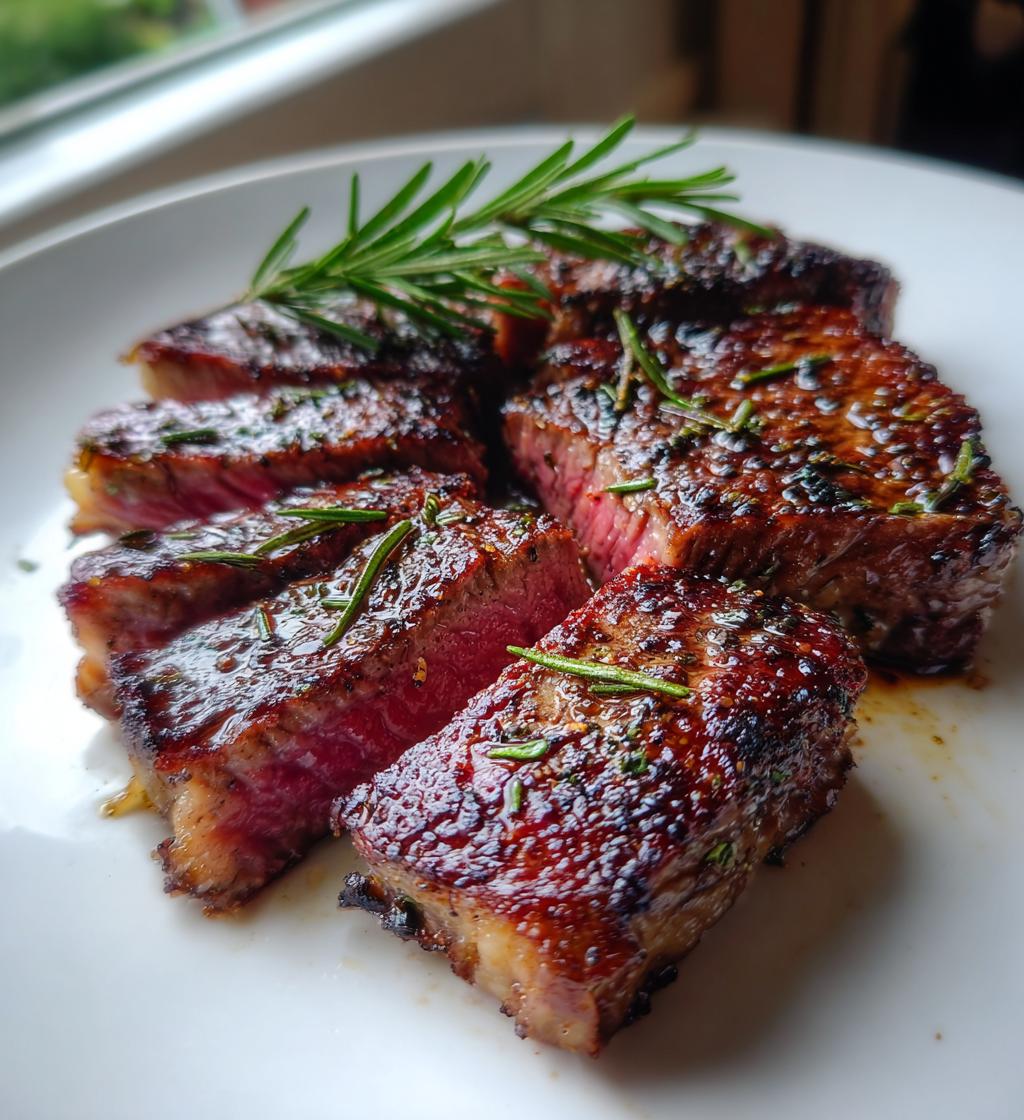 Rosemary Balsamic Steak