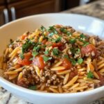 Savory Ground Beef Orzo Recipe for Cozy Nights