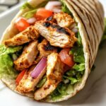 Seasoned Chicken Pita Wraps