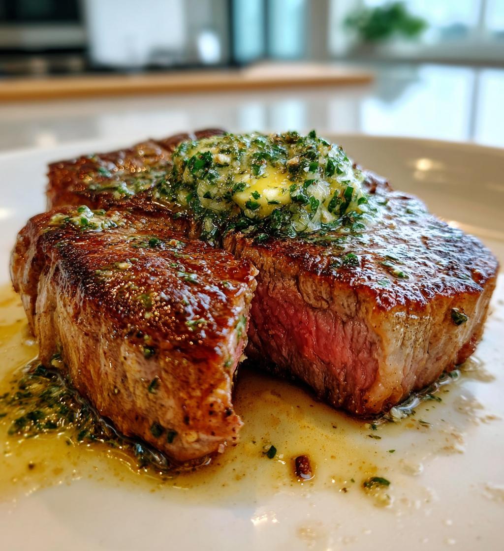 Sirloin Steak with Herb Butter