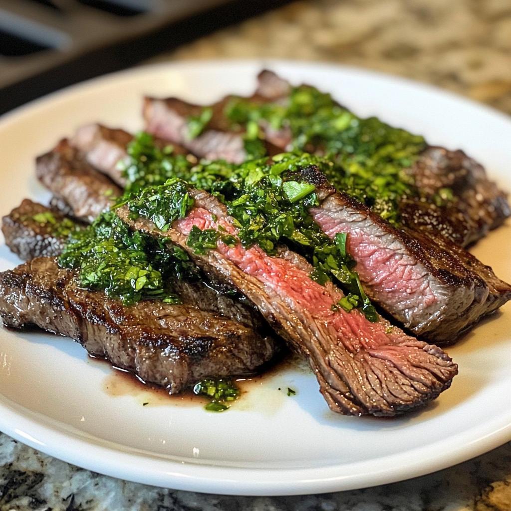 Skirt Steak with Chimichurri