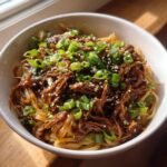 Slow Cooker Korean Beef Noodles