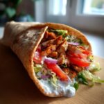 Spiced Chicken Pita Wrap