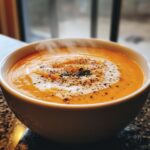 Spicy Butternut Squash Sweet Potato Soup