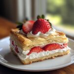 Strawberry Cream Puff Cake