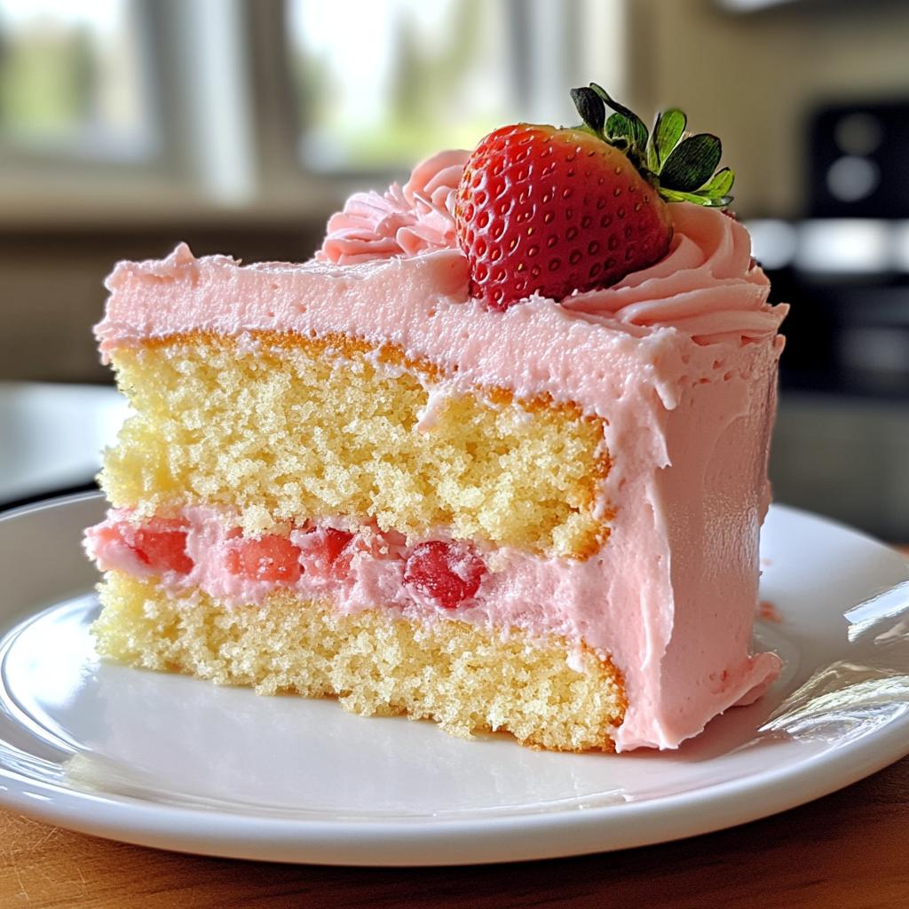 Strawberry Lemonade Layer Cake