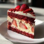 Strawberry Red Velvet Cheesecake
