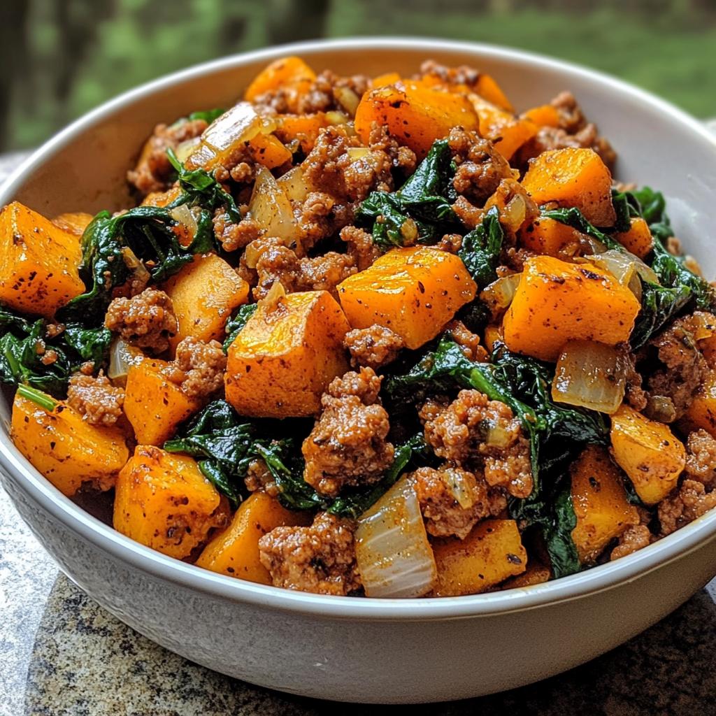 Sweet Potato and Ground Turkey