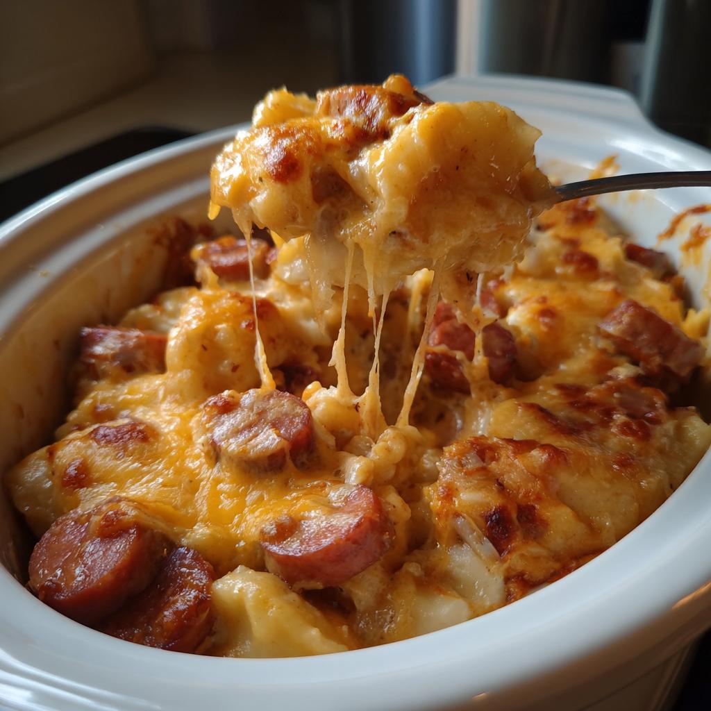 THE BEST Crockpot Pierogi Casserole With Kielbasa Download.