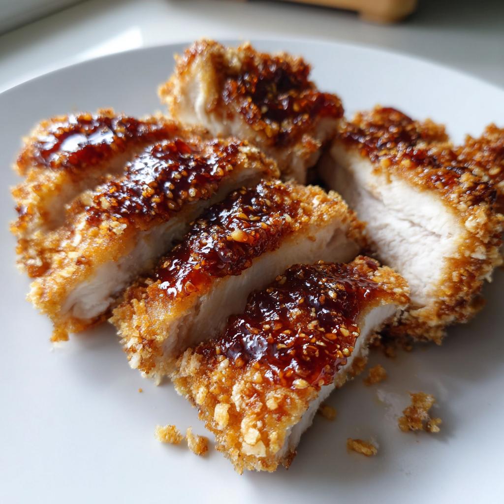Tasty Baked Crunchy Hot Honey Chicken Delight