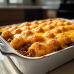 Tater Tot Casserole with Ground Beef