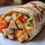 The Best Chicken Bell Pepper Ranch Burritos for Weeknights