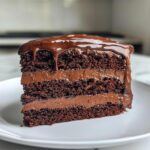 Triple Chocolate Fudge Cake