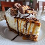 Twix Cheesecake Pie
