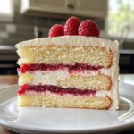White Chocolate Raspberry Layer Cake