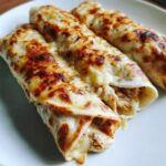 ender Chicken Wraps with Cheese and Aromatic Garlic Delight