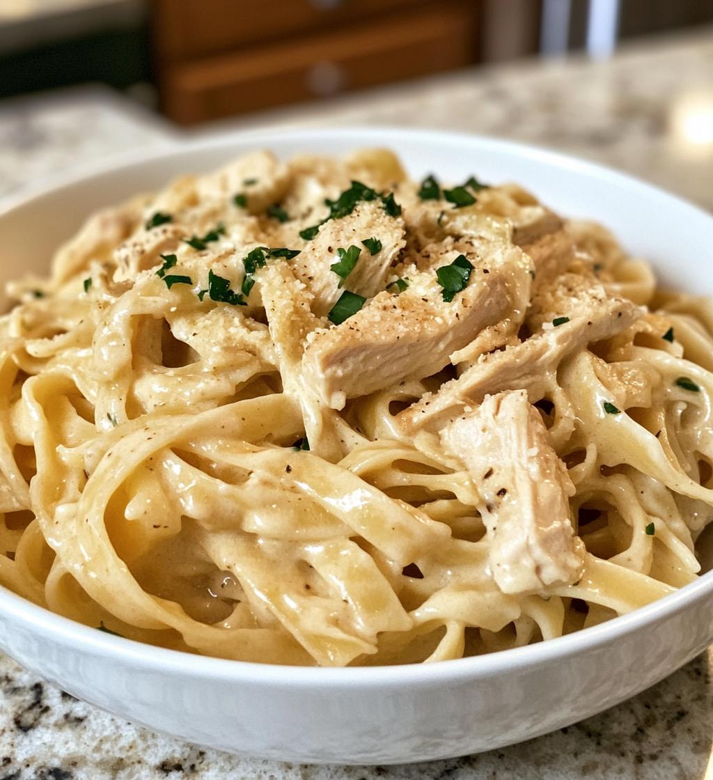 instant pot alfredo chicken