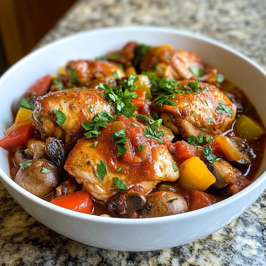 instapot chicken cacciatore