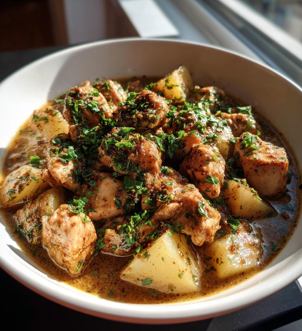 potato chicken instant pot
