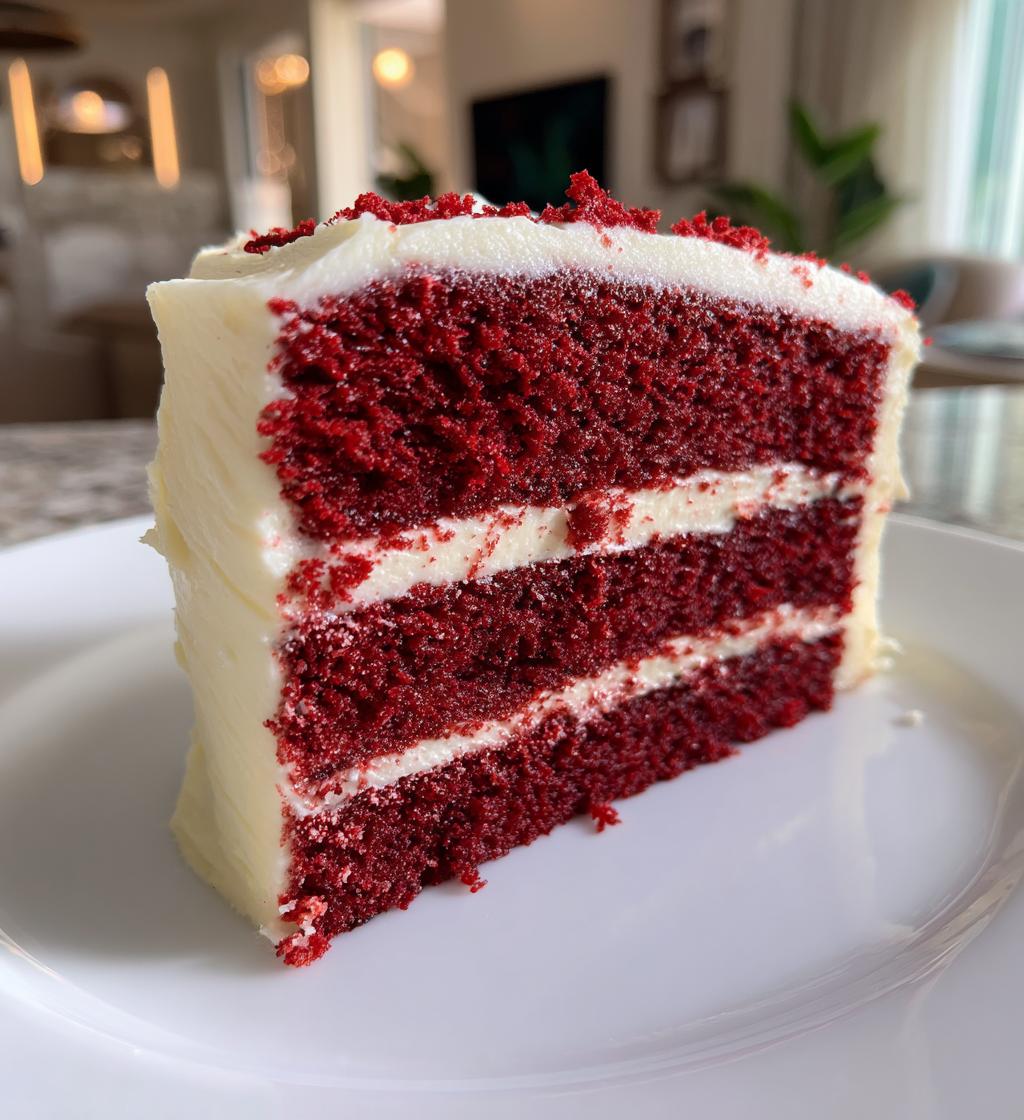 tempting red velvet cake