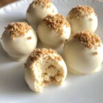 white chocolate cheesecake truffles