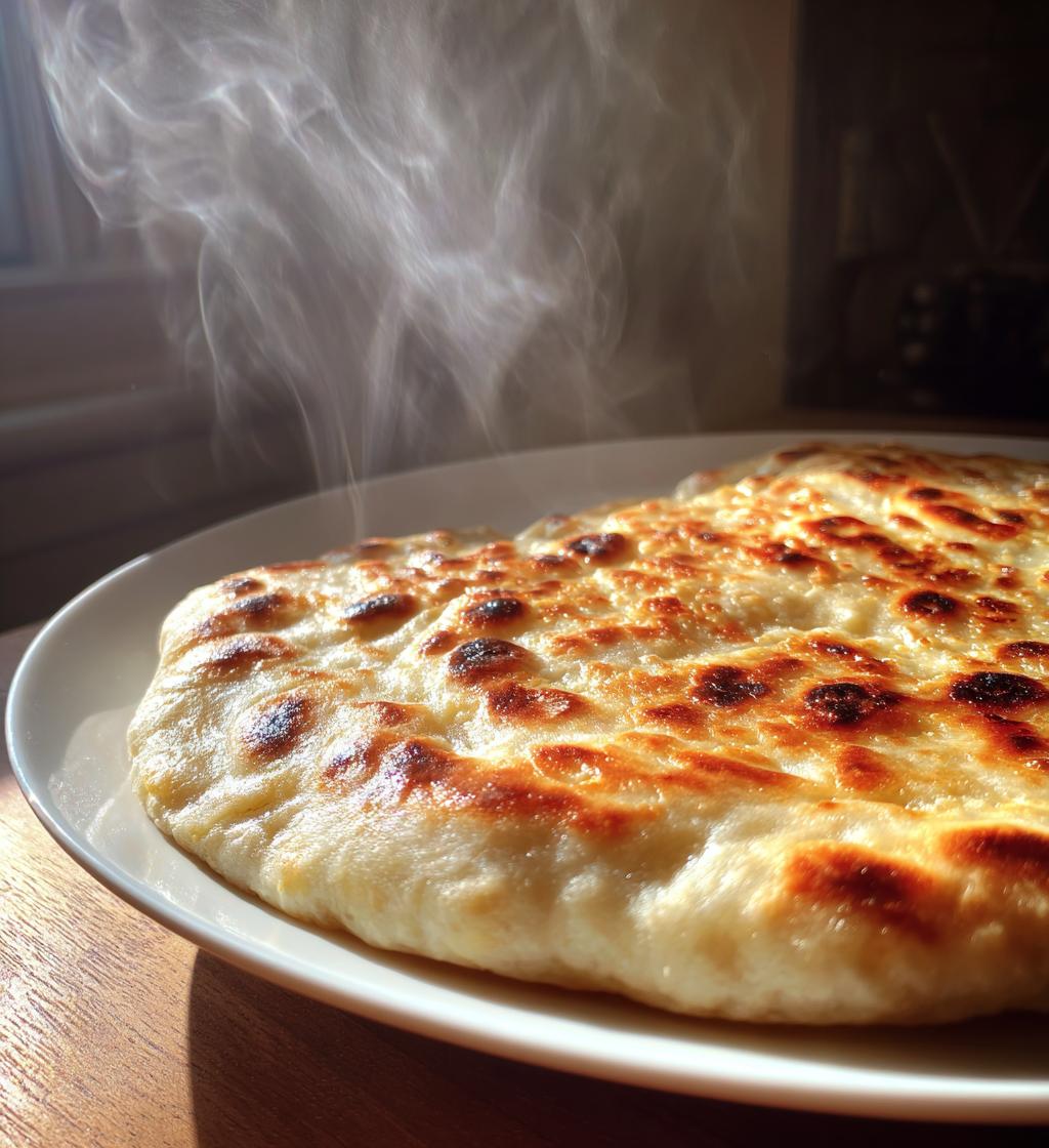 5-Minute Cottage Cheese Flatbread – fluffy & light!