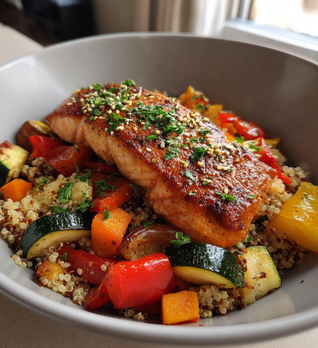 35-Minute High-Protein Grilled Salmon Bowl That Fuels You Right