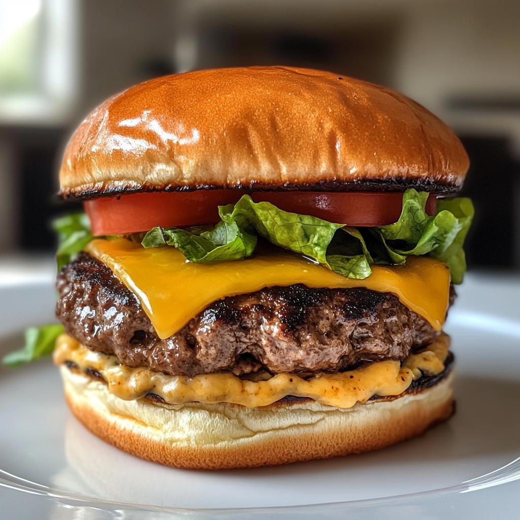 Juicy Air Fryer Burgers Ready in Just 22 Minutes