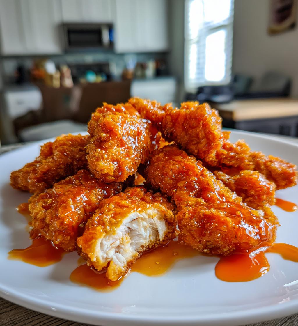 Air Fryer Chicken with Spicy Buffalo Sauce
