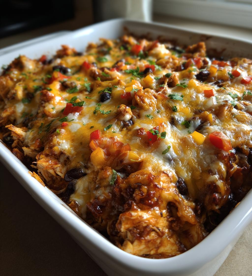 BBQ Chicken Casserole