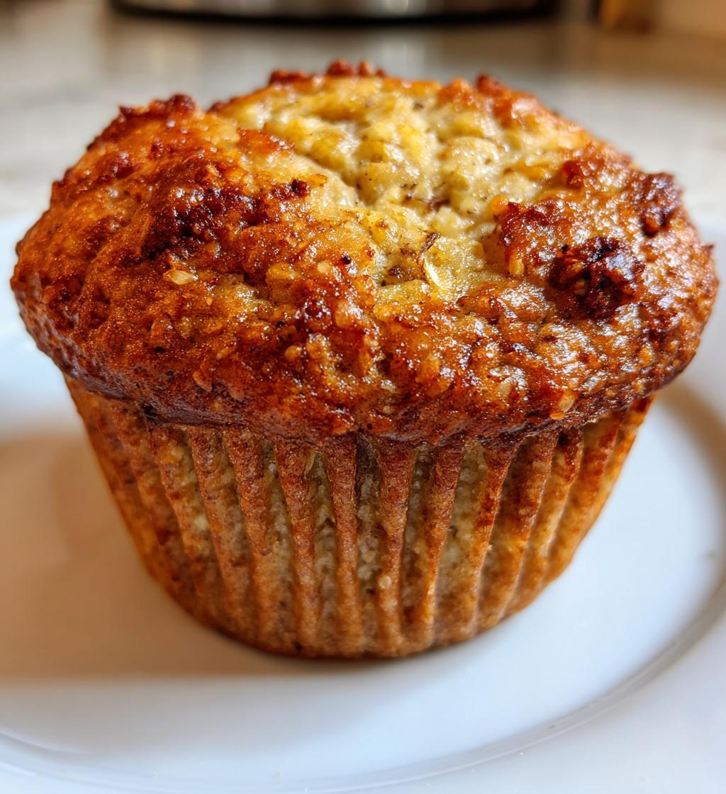 Banana Oatmeal Muffins (No Flour, No Sugar) – naturally sweet & healthy!