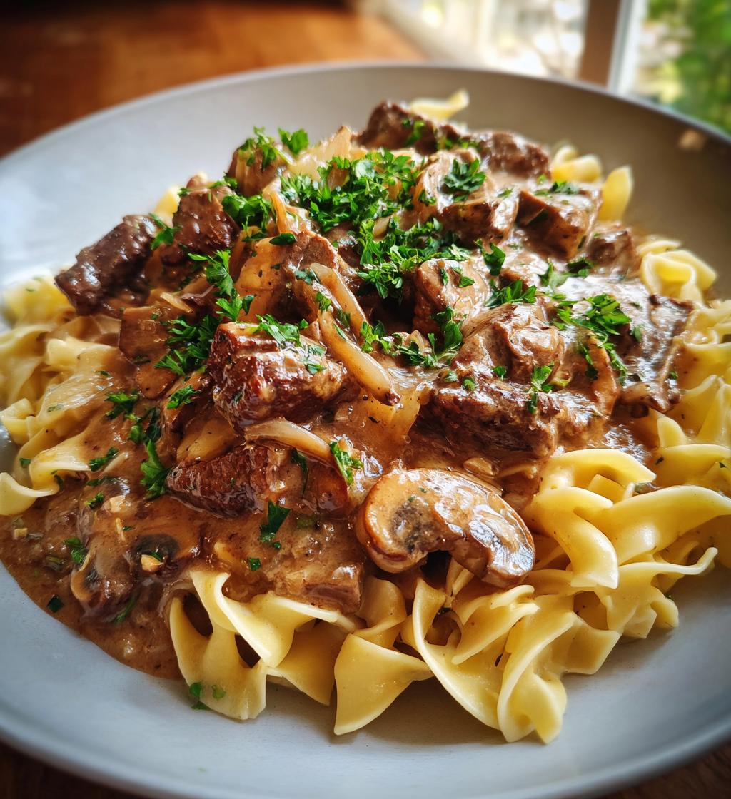 Beef Stroganoff